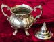 Wallace Baroque 9 Pc Silver Plated Tea & Coffee Set S&p + Pair Candlesticks Tea/Coffee Pots & Sets photo 5