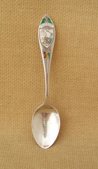 Vintage Sterling Souvenir Spoon For Quebec Canada By Breadner Manufacturing Co photo