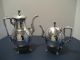 Rare Antique Victorian Art Deco Silverplated Taunton 6 Piece Tea Set,  Service Tea/Coffee Pots & Sets photo 1