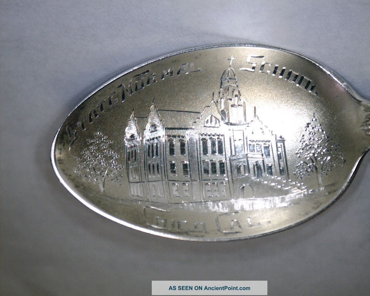Sterling Silver Chico California State Normal School Vtg.  Souvenir Spoon Souvenir Spoons photo