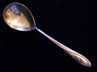 Towle Sculptured Rose Sterling Silver 1960 Sugar Bon Bon Spoon Serving Flatware photo