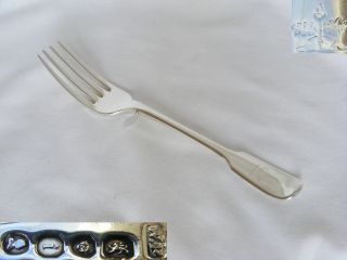 George Iv Solid Silver Dessert Fork – London 1824 photo