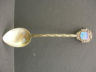 Antique Sterling Silver Collectible Spoon Cannes France 1900 photo