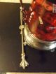 Antique Pickle Castor Silver Cranberry Jam Print With Tongs. Other photo 2