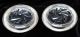 Antique Or Vintage Amston Sterling Silver Coasters Or Ashtrays 144 - Set Of 2 Other photo 4