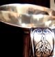 American Sterling Silver Baby Cup Daisy & Leaf Handle Monogram Jmc Good Con. Cups & Goblets photo 1
