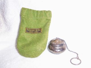 Antique Tiffany & Co.  Green Bag & Reed And Barton Sterling Silver Team Infuser photo