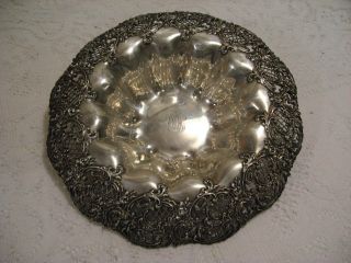 Antique Shreve Crump & Low Sterling Silver Ornate 11 