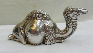Antique Solid Silver Camel Pen Holder - Exeter 1859 Young Victoria Head Mark photo