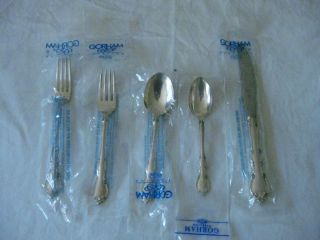 Gorham Rose Tiara Sterling Flatware New In Plastic 5 Pc/service For 4=20 Pc Set photo