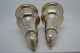 Sterling Silver Salt And Pepper Shakers Weighted With Glass Salt & Pepper Shakers photo 2