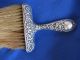 Antique Victorian Mauser Repousse Sterling Silver Clothes Lint Bonnet Hat Brush Brushes & Grooming Sets photo 2