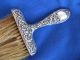 Antique Victorian Mauser Repousse Sterling Silver Clothes Lint Bonnet Hat Brush Brushes & Grooming Sets photo 5