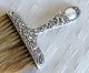 Antique Victorian Mauser Repousse Sterling Silver Clothes Lint Bonnet Hat Brush Brushes & Grooming Sets photo 8