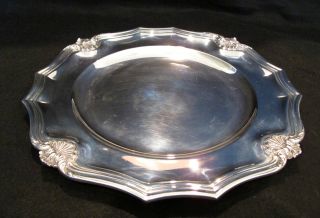 French Sterling Silver Tray Cardeilhac photo