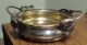 Antique Silver Plated Berry Bowl,  Gold Washed,  2 Handles By Barbour Silver Co Other photo 2