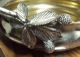 Antique Silver Plated Berry Bowl,  Gold Washed,  2 Handles By Barbour Silver Co Other photo 3