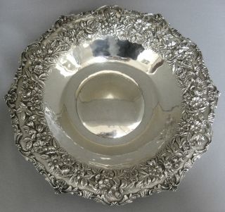 S.  Kirk & Sonco Baltimore Repousse 925/1000 Sterling 227 Center Bowl 11 
