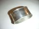 Chinese Silver Napkin Ring Of Oval Shape With Bamboo Design Napkin Rings & Clips photo 1