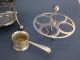 Antique Silver Plated Egg Coddler 1920 Cruet Stand Warmer Dish Coaster Dishes & Coasters photo 6