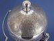 Antique Silver Plated Egg Coddler 1920 Cruet Stand Warmer Dish Coaster Dishes & Coasters photo 7