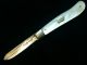 Antique Silver & Mother Of Pearl Fruit Knife Sheffield 1925 Ref 1714/5 Other photo 1