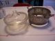 Vintage Round Pyrex Casserole Dish With Silver Plated Holder 7 