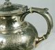 Tea Pot & Sugar Bowl W Lid Etched Meriden Britannia Co Silverplate 1972 Antique Tea/Coffee Pots & Sets photo 7