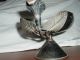 Vintage Meriden B.  Company Pedestal Serving Dish Calla Lily Late 1800’s Bowls photo 3