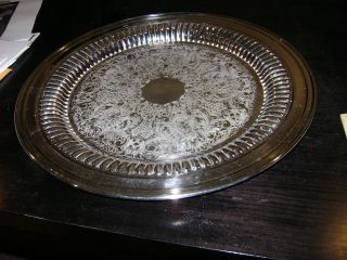 15 Inch Leonard Silver - Plate Platter photo