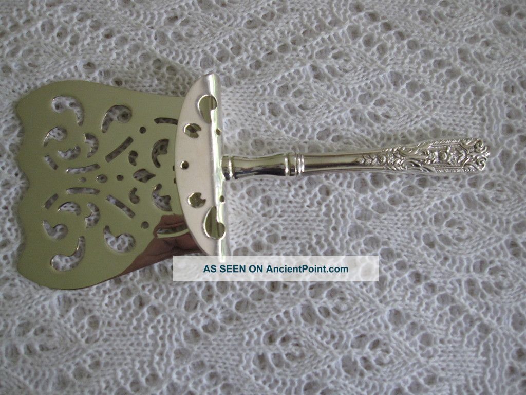 Sterling Asparagus Server In Milburn Rose By Wallace Wallace photo