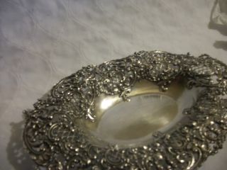 Antique J.  E.  Caldwell & Co.  Sterling Repousse Serving,  Candy Or Display Dish photo