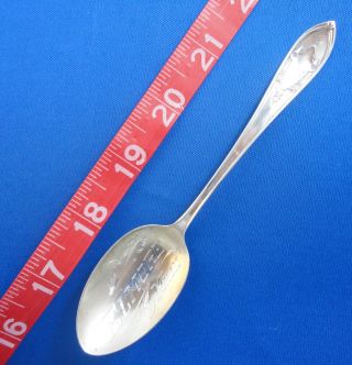 Elmore Minnesota Large Antique Sterling Silver Souvenir Spoon Weidlich,  1920 ' S photo
