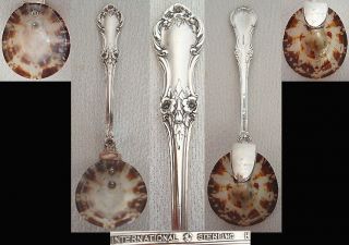 International Sterling Handle Caviar Spoon 