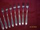 8 1847 Rogers Bros Cocktail Forks Silver Plate,  Internation Silver Other photo 1