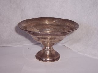 Sterling Candy Compote Dish Cement Filled 3.  2oz photo