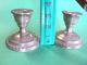 Vintage La Pierre Sterling Silver Candle Stands Holders Candlesticks & Candelabra photo 2