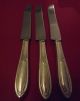 Unknown Pattern 4 Sterling 3 Sterling Knives I.  S.  14 International photo 1