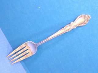Old Charleston By Rogers - Sterling Silver Salad Fork - 1951 photo