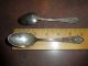 2 - 1934 Wallace Sterling Silver Floral Spoons Rose Point Pattern - 53 Grams Total Wallace photo 1