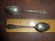 2 - 1934 Wallace Sterling Silver Floral Spoons Rose Point Pattern - 53 Grams Total Wallace photo 2