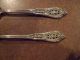 2 - 1934 Wallace Sterling Silver Floral Spoons Rose Point Pattern - 53 Grams Total Wallace photo 3