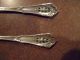 2 - 1934 Wallace Sterling Silver Floral Spoons Rose Point Pattern - 53 Grams Total Wallace photo 6