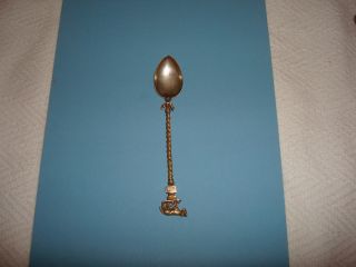 Vintage Souvenir Spoon From Rome - Spqr - She Wolf photo