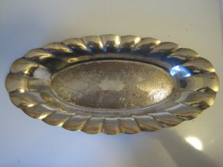 Wm.  A Rogers S.  P.  Copper 1110 Oval Serving Tray photo