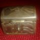 Vintage Sterling Silver Trunk Trinket Box Designed,  A Sterling Sombrero & Heart Boxes photo 2