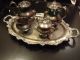 Poole Silver Plate Tea / Coffee Set With Tray Tea/Coffee Pots & Sets photo 4