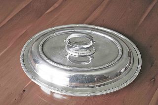 Victorian Silver Plated Lidded Entree Dish William Hutton & Sons Of Sheffield. photo