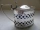 Victorian Solid Silver Mustard Pot Hallmarked Chester 1896 By Florence Warden Mustard Pots photo 2