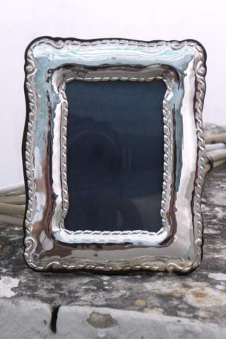 Victorian Style Sterling Silver Photo Frame 5.  25 X 4.  25 